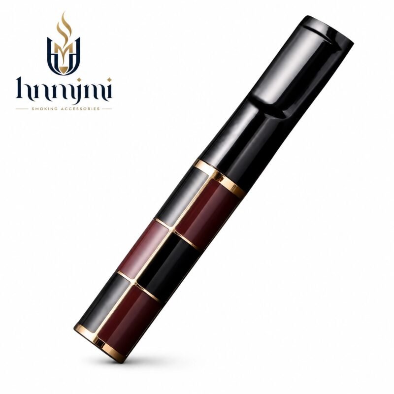 hnmjmi Reusable Cigarette Filter Holder - Metal, Multi-Stage Filtration, Fits Standard Cigarettes
