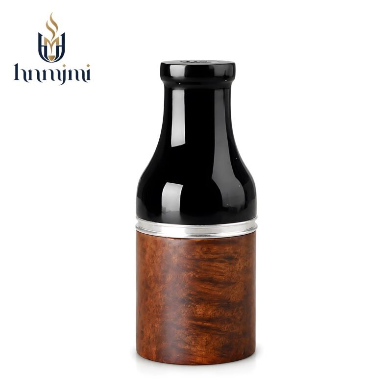 Cigar Filter Mouthpiece - Briar Wood & Acrylic, Smooth Draw, Ergonomic, Reusable