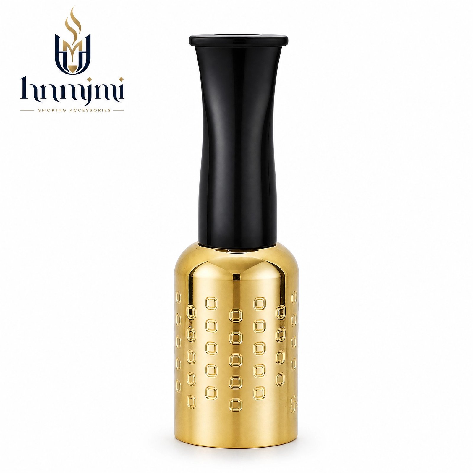 Cigar Filter Mouthpiece - Premium Metal, Smooth Draw, Universal Fit, Reusable, Gold Finish