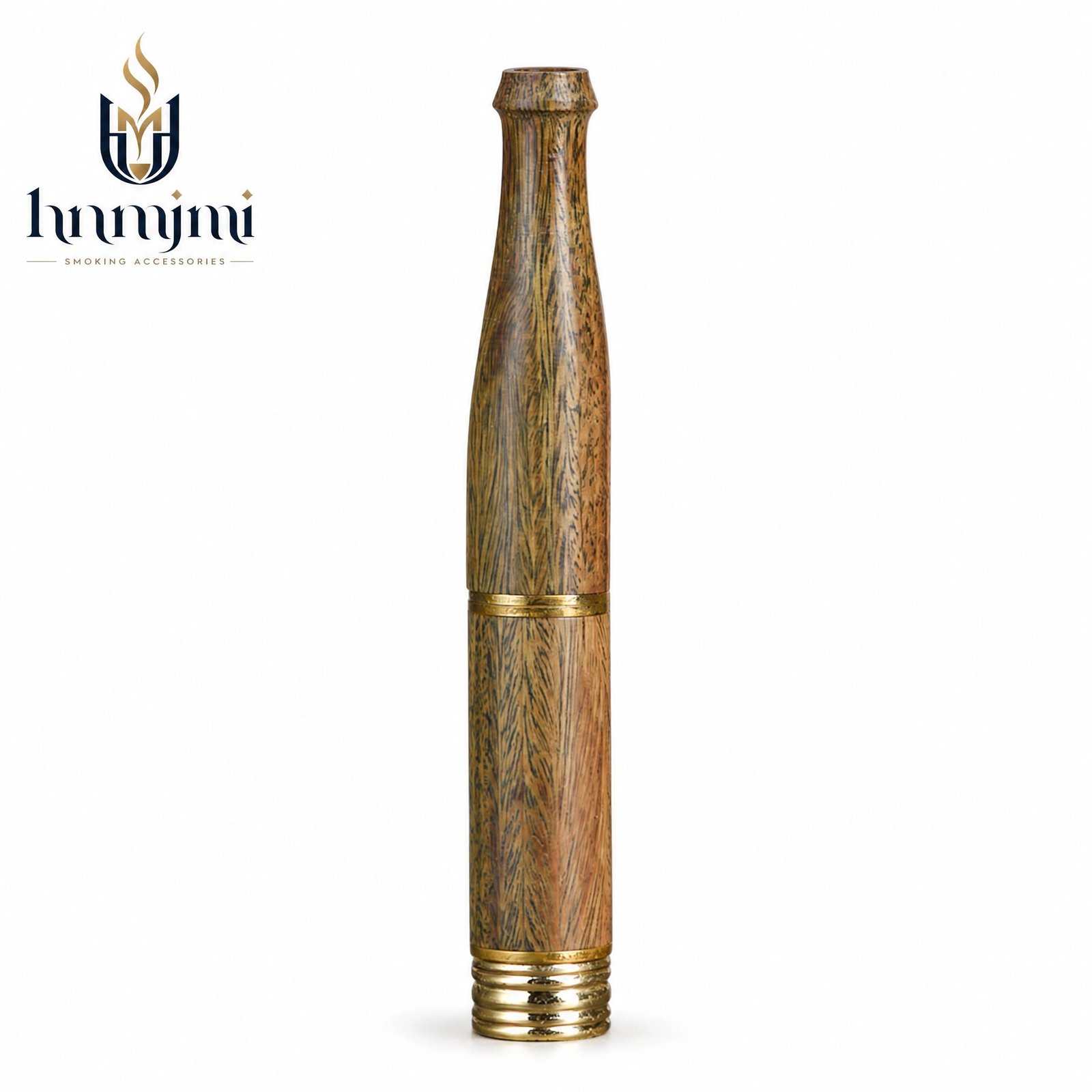 hnmjmi Wood Cigarette Filter Holder - Natural Wood, Reusable, Smooth Draw
