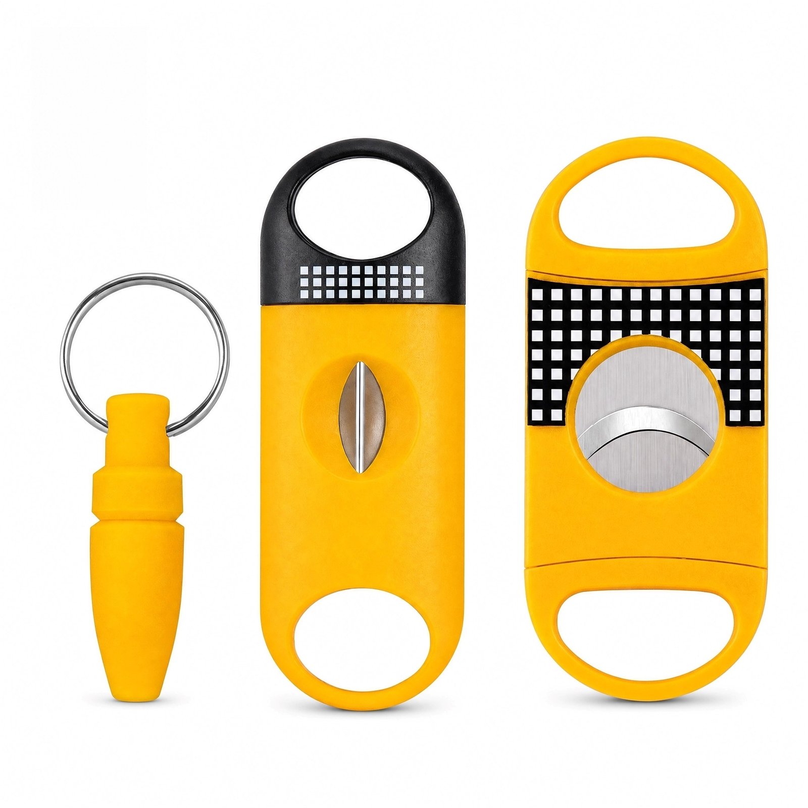 3-in-1 Cigar Cutter Set - Drill, Straight Cut, V-Cut, Complete Kit, Premium Travel Case - Image 2