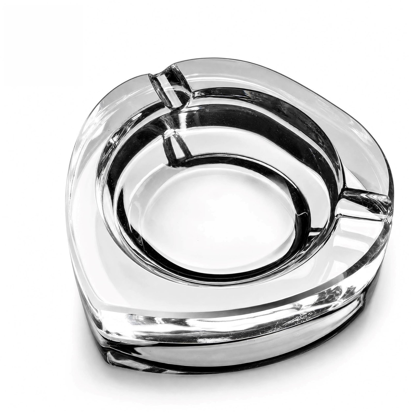 hnmjmi Crystal Glass Ashtray Set - 5 Stylish Designs, Premium Quality, Gift-Ready - Image 2