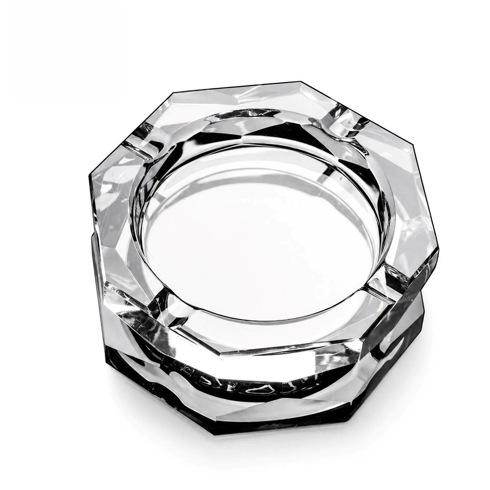 hnmjmi Crystal Glass Ashtray Set - 5 Stylish Designs, Premium Quality, Gift-Ready - Image 4
